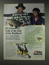 1991 Abu Garcia Cardinal Gold Max Reel Ad - Gold at End - £14.78 GBP