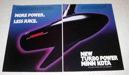 1991 Minn Kota Turbo Power Outboard Motor Ad - Power - £14.87 GBP
