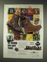 1991 Rocky Boots Ad - At Home on Any Turf - £14.76 GBP