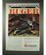 1991 Ruger Gun Ad - Super Blackhawk, Blackhawk, Bisley - £14.77 GBP