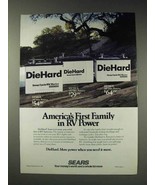 1991 Sears DieHard Batteries Ad - Family in RV Power - £14.54 GBP