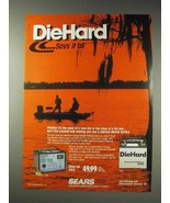 1991 Sears DieHard Deep Cycle RV/Marine Battery Ad - £14.81 GBP