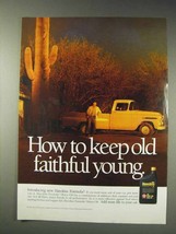 1991 Texaco Havoline Formula3 Motor Oil Ad - Faithful - $18.49