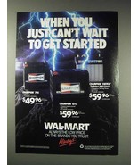 1991 Wal-Mart Champion Batteries Ad - Can&#39;t Wait - £14.54 GBP