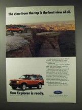 1992 Ford Explorer Ad - The View From The Top is Best - £14.54 GBP