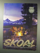 1992 Skoal Tobacco Ad - My Time My Skoal - Camping - £14.74 GBP