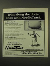 1992 NordicTrack Exercise Machine Ad - Trim Along Lines - $18.49