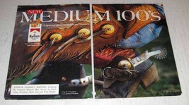1992 Marlboro Cigarettes Ad - New Medium 100&#39;s - Spurs - $18.49
