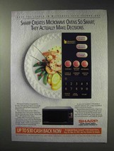 1992 Sharp Smart and Easy Microwave Ad - Decisions - £14.54 GBP