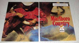 1994 Marlboro Cigarettes Ad - Marlboro Man, Cowboy - £14.56 GBP