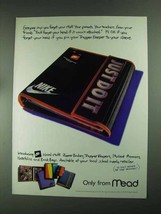 1994 Mead Nike Trapper Keeper Ad - Forget Your Stuff - £14.48 GBP