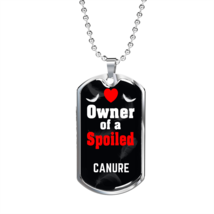 Canure Bird Necklace Stainless Steel or 18k Gold Dog Tag 24&quot; Chain - £38.04 GBP+