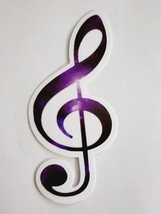 Galaxy Colored Music Symbol Simple Beautiful Sticker Decal Embellishment... - £1.75 GBP