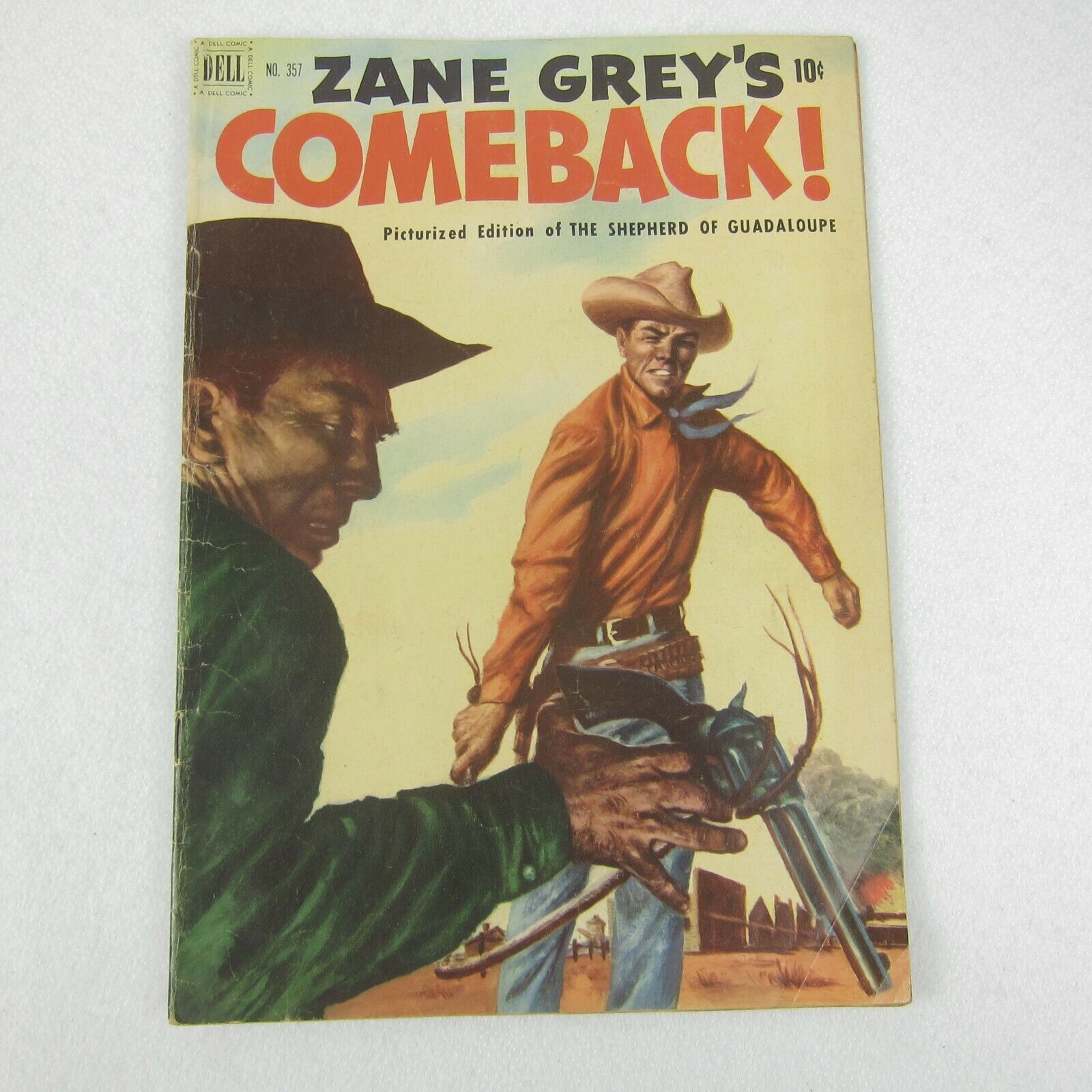 Vintage 1951 Zane Grey's Comeback Comic Book #357 Dell Western Golden Age RARE - $59.99
