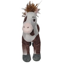 Dreamworks Spirit Riding Free Boomerang Horse Brown White Stuffed Animal 9&quot; - £20.71 GBP