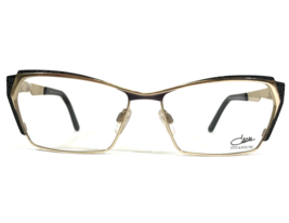 Cazal Eyeglasses Frames MOD.4261 COL.001 Black Gold Cat Eye Art Deco 55-15-135 - $234.11