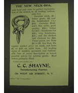 1893 C.C. Shayne Mink Neck-Boa Ad - £14.55 GBP