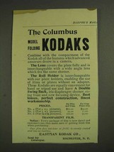 1893 Eastman Kodak Ad - The Columbus - £14.76 GBP