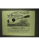 1893 1847 Rogers Bros. XII Section Plating Spoon Ad - £14.55 GBP