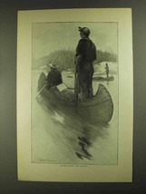 1903 Approaching Rapids Illustration - Thomas Fogarty - £14.65 GBP