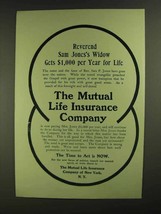 1907 The Mutual Life Insurance Company Ad - £14.77 GBP