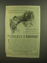 1908 Angelus Player-Piano Ad - Young Hearts Dreaming - £14.54 GBP