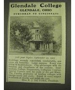 1903 Glendale College Ad - Glendale, Ohio - £14.78 GBP
