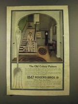 1912 1847 Rogers Bros. Old Colony Pattern Silver Ad - $18.49