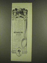 1912 1847 Rogers Bros. Cromwell Spoon Ad - £14.73 GBP