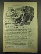 1912 Bauer Sanatogen Ad - I Feel Like a New Man - £14.50 GBP