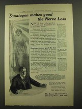 1912 Bauer Sanatogen Ad - Makes Good the Nerve Loss - £14.65 GBP