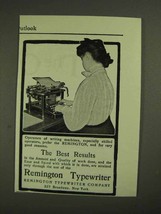1903 Remington Typewriter Ad - The Best Results - $18.49