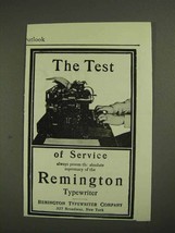 1903 Remington Typewriter Ad - The Test - $18.49