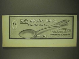 1913 1847 Rogers Bros. Old Colony Pattern Silver Ad - £14.81 GBP