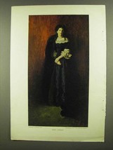 1908 Diana Sherley Illustration - Howard Pyle Painting - £14.72 GBP