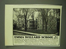 1908 Emma Willard School for Girls Ad - £14.87 GBP