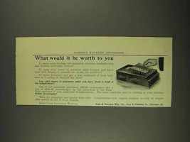 1908 Felt &amp; Tarrant Comptometer Ad - Worth To You - £14.48 GBP