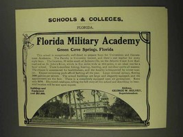 1908 Florida Military Academy Ad - Green Cove Springs, Florida - £14.48 GBP