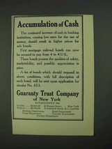 1908 Guaranty Trust Company of New York Ad - Cash - £14.55 GBP