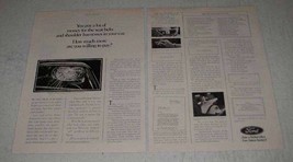 1971 Ford Motor Company Ad - Seat Belts and Harnesses - £14.74 GBP