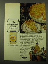 1971 Kraft Mayonnaise Ad - The Cocktail Quiche - £14.48 GBP