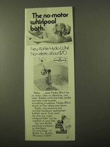 1971 Kohler Hydro-Whirl Bath Ad - No-Motor Whirlpool - £14.56 GBP