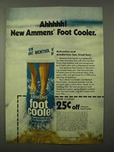 1972 Ammens Foot Cooler Ad - Ahhhhh! - $18.49