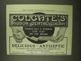 1909 Colgate&#39;s Ribbon Dental Cream Ad - £14.78 GBP