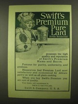 1909 Swift's Premium Pure Lard Ad - Swift's Little Cook - $18.49