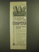 1911 Colgate's Shaving Lather Ad - $18.49