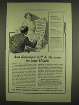 1913 Bauer Sanatogen Ad - Do The Same For Your Health - $18.49