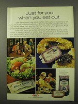 1972 Kraft Grape Jelly Ad - When You Eat Out - $18.49