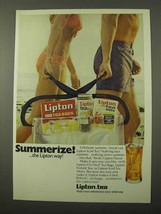 1972 Lipton Tea Ad - Summerize - $18.49