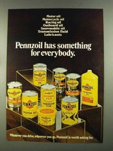 1972 Pennzoil Oil Ad - Has Something for Everybody - £14.87 GBP